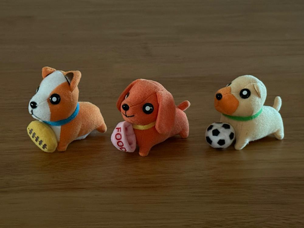 강아지 덜덜이 인형