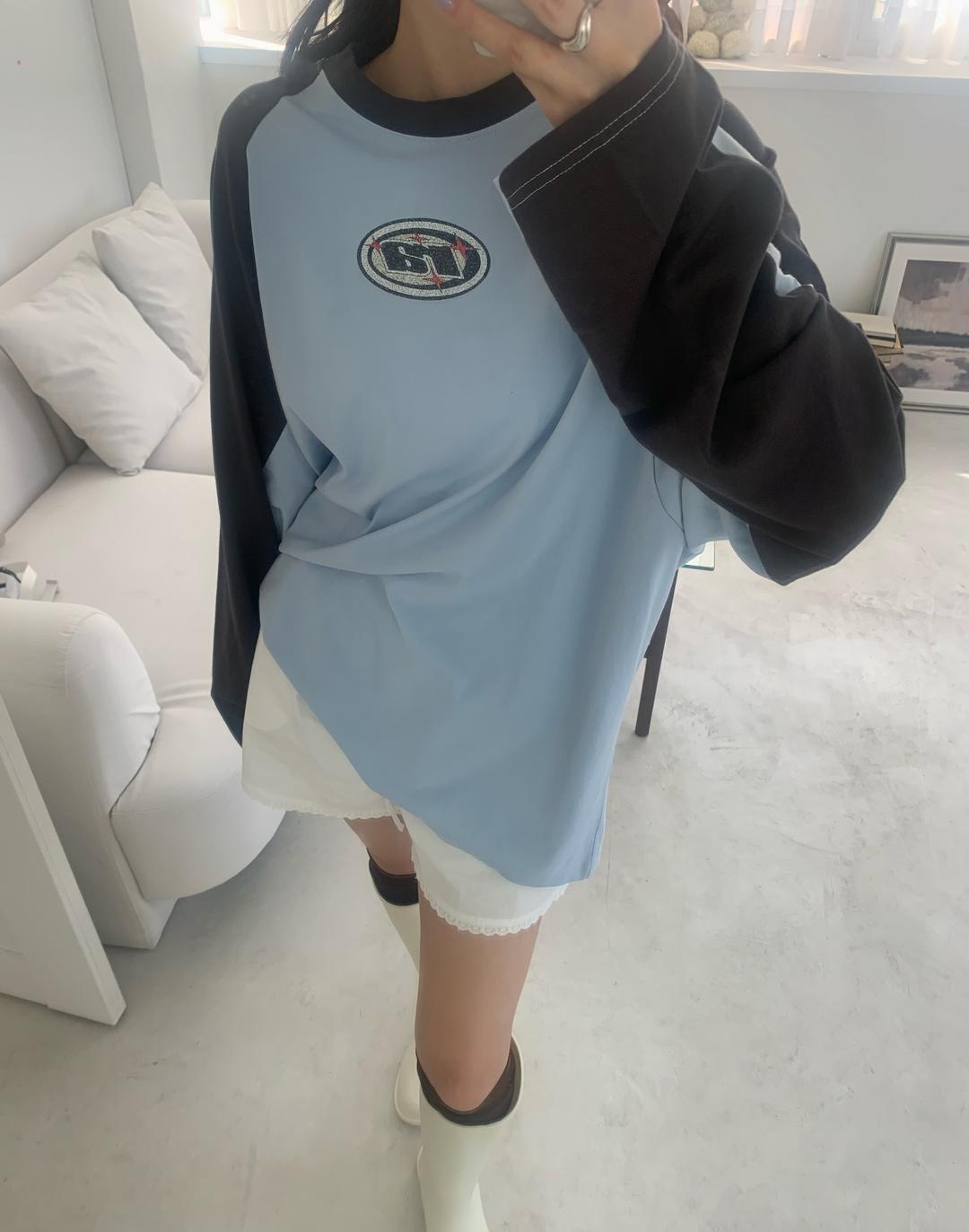 [당일출고] 긴팔티셔츠 나그랑티셔츠 여름긴팔티 빈티지로고티셔츠