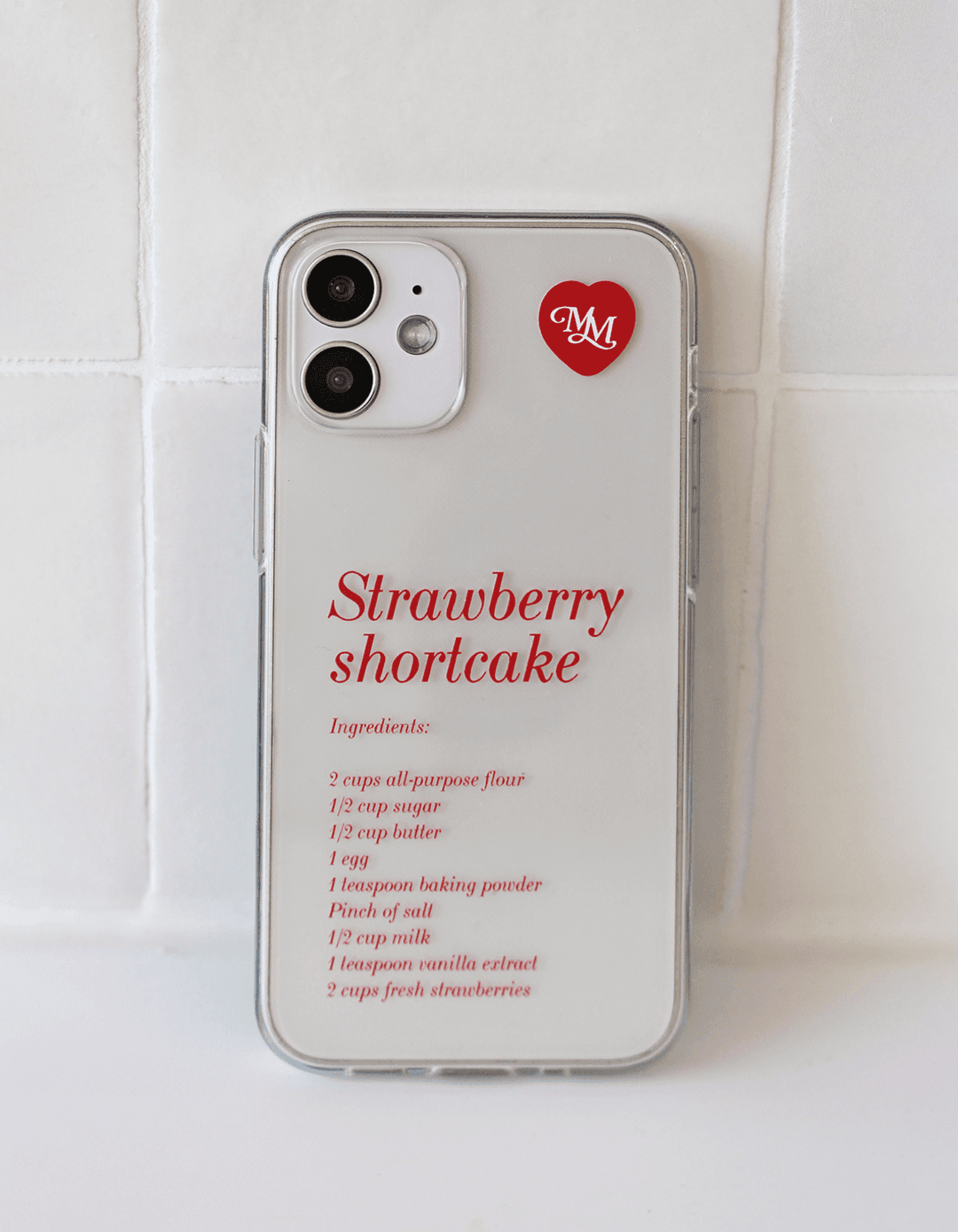 Shortcake Recipe 젤리케이스 (맥세이프 선택 가능)