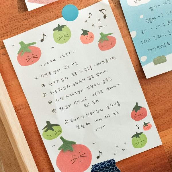 [메모지] 평범 애호가 토마토 네코의 메모패드