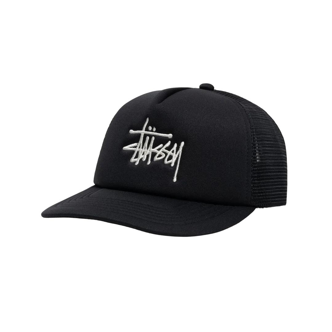 BIG BASIC TRUCKER CAP - Black / ONE SIZE