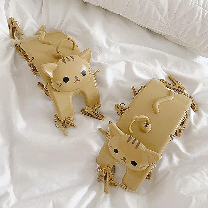 [바이프링]고양이 빨래집게 건조대