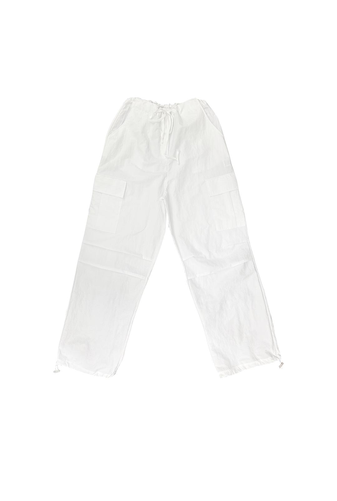 white cargo pants
