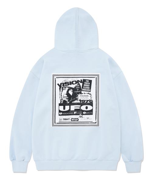 비전스트릿웨어(VISION STREETWEAR)  VSW UFO Hoodie Sky Blue - 사이즈 & 후기 | 무신사