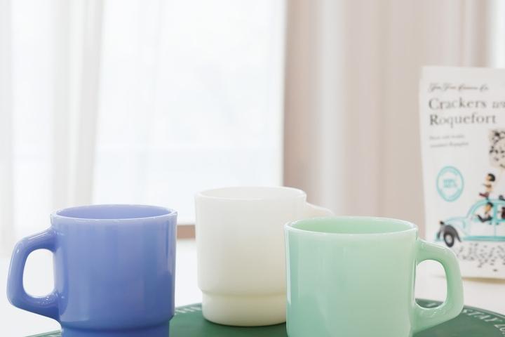 밀크글라스 머그 230ml (3color)