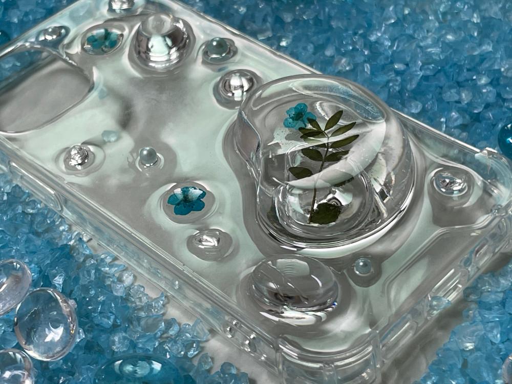 레인드롭 레진 케이스 raindrop resin case