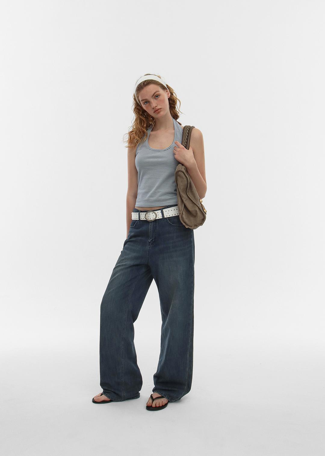 블랙업 [B-DENIM] SUMMER WASHING WIDE 042