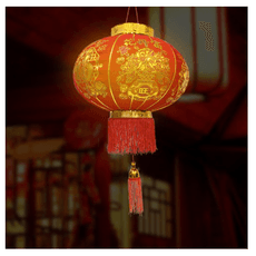 사라코 행운 대박 중국 전통 인테리어 소품 복홍등 모빌 고급형