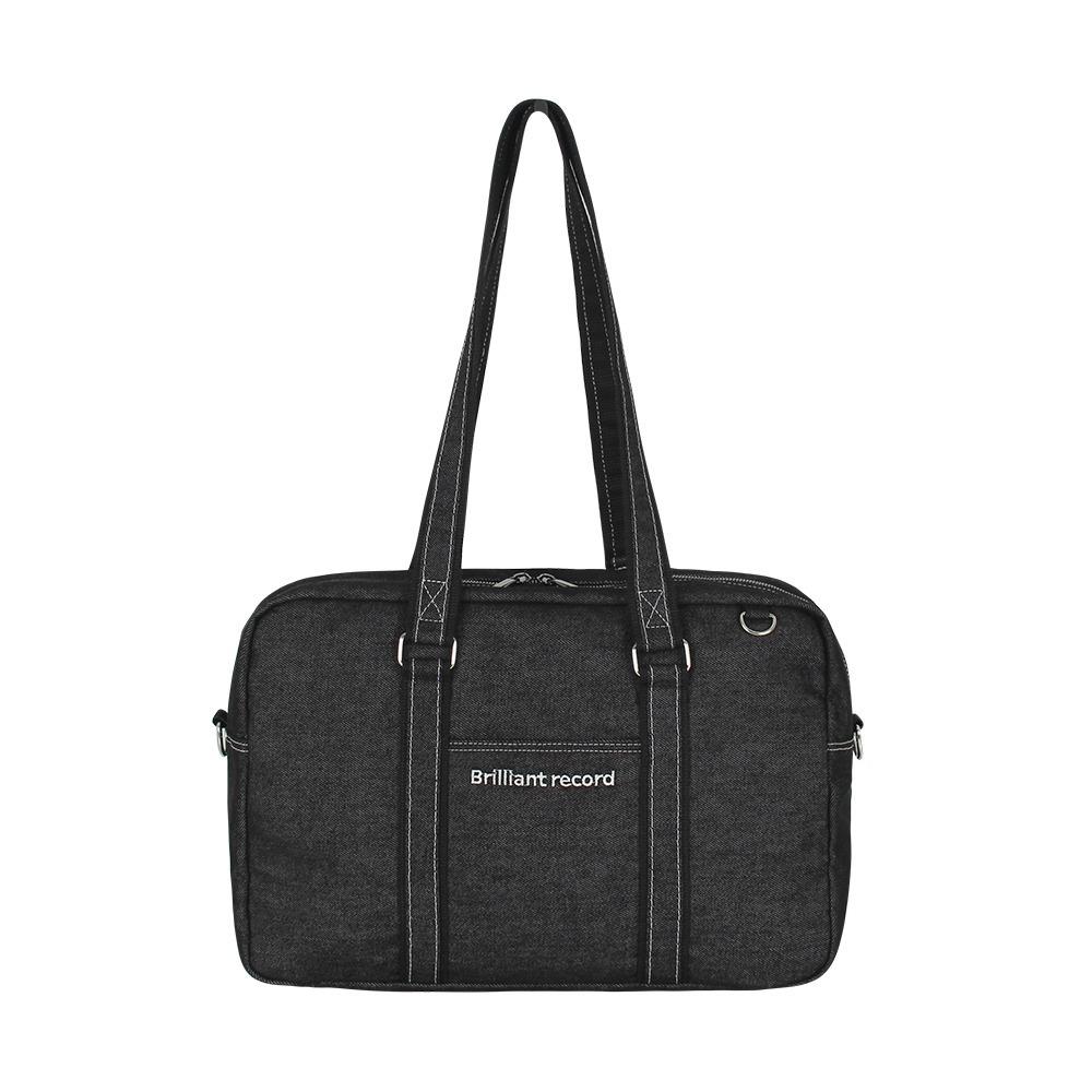 [11월 말 재입고 예정]Denim Bostonbag stitch