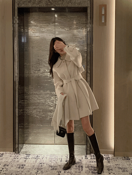 [울70%][주문大폭주][made] Premium 마멜 울 핸드메이드 하프 코트 (가을/간절기/데일리/겨울코트/여성코트/여자코트/겨울핸드메이드/롱코트/울코트/데일리룩/데이트룩/하객룩/연말룩)