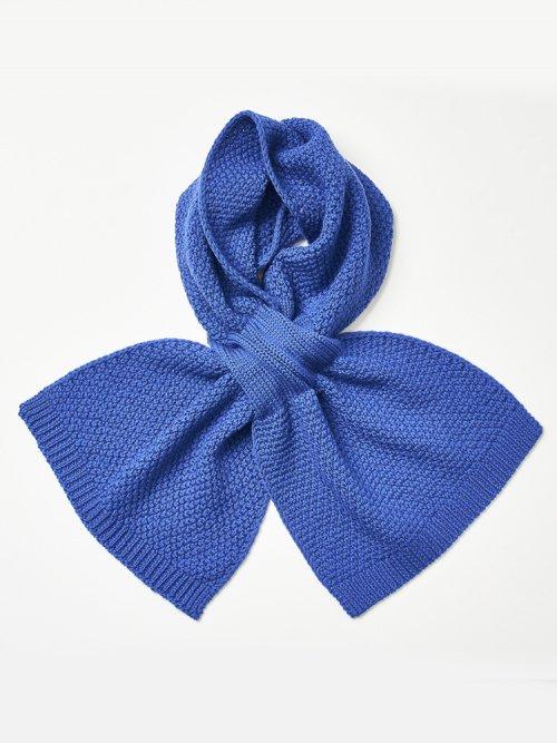 Muffler Knit Blue