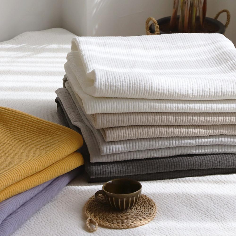 고온에 삶은 오가닉 워싱 순면 피그먼트 줄누빔 패드 스프레드