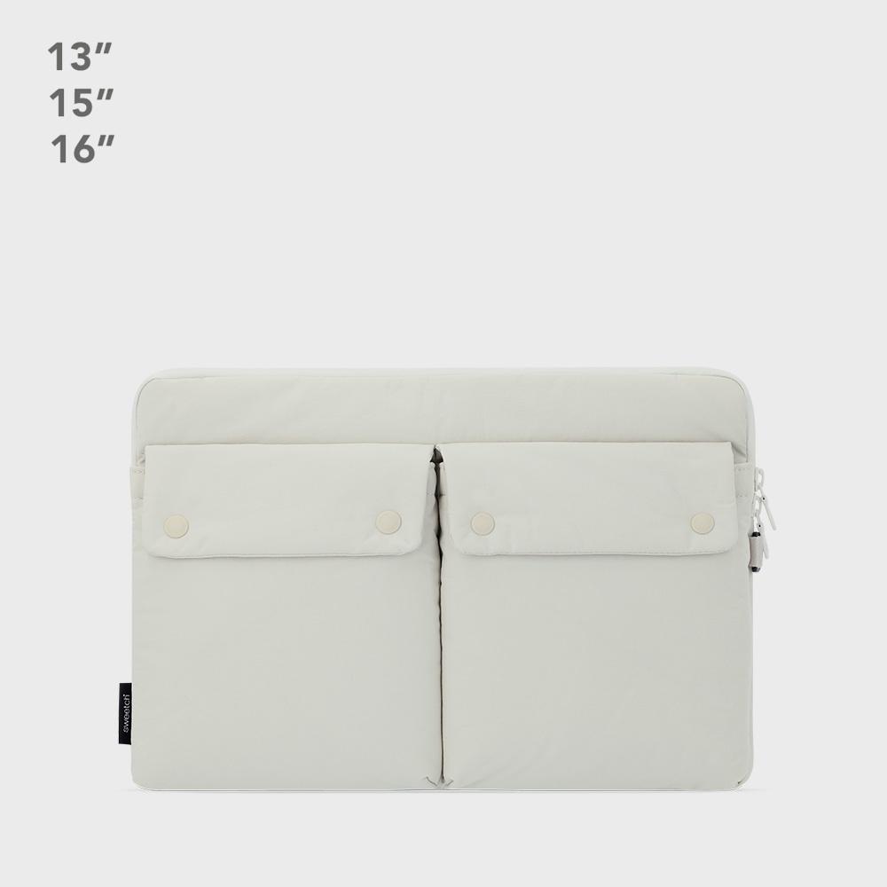 CITY BOYS LAPTOP CASE 002 Cream