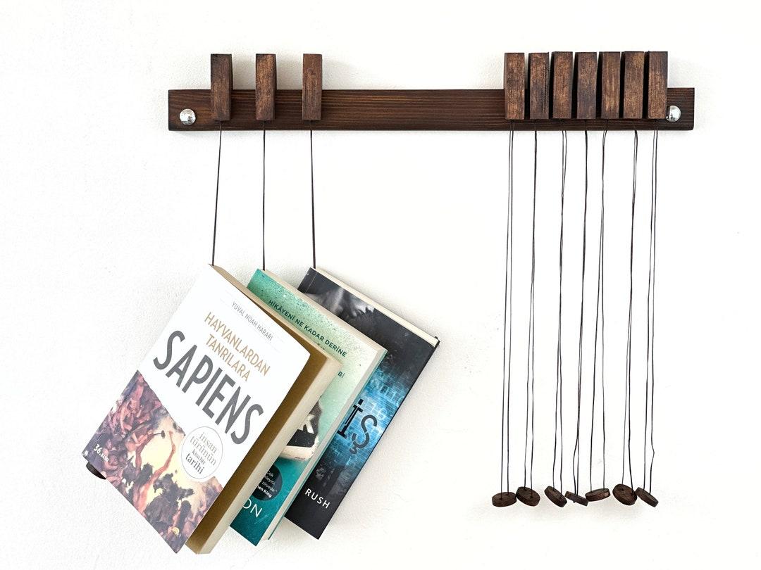 Book Hanger / Bookmark / Book Ends / Bookshelf Decor Modern / Book Holder / Book Stand / Wooden Bookshelf / Handmade / Rustic Bookshelf