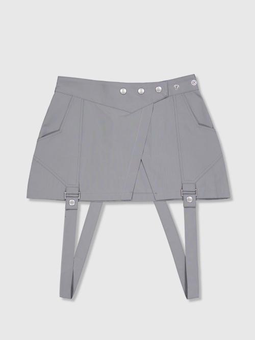고스트 인더 쉘 컨버터블 스커트 (그레이)
