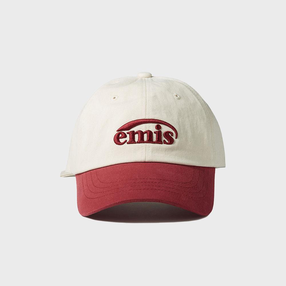 NEW LOGO BALL CAP-TWO-TONE RED