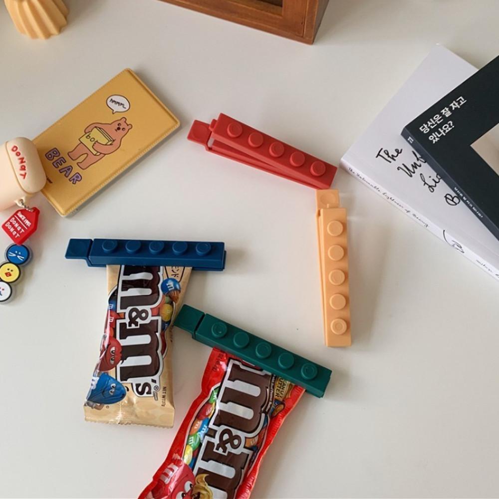 레고 밀봉 클립 집게 4컬러