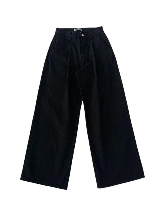 Pintuck wide pants