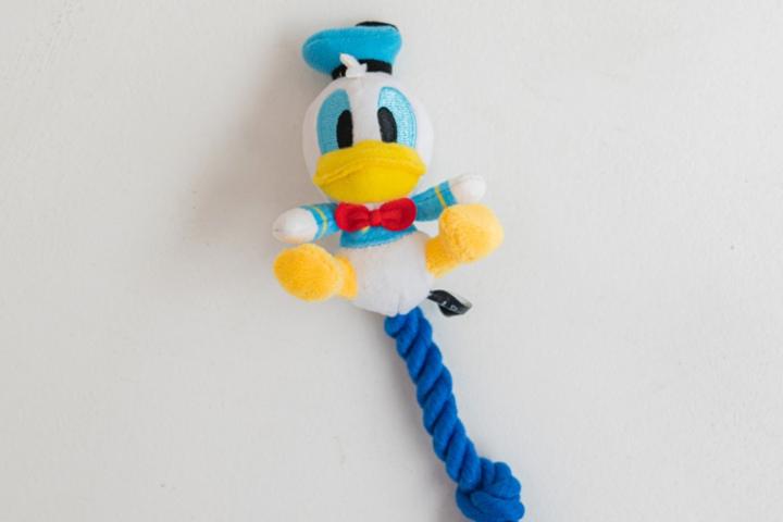 댄 강아지 터그놀이 디즈니 로프장난감 도널드 덕