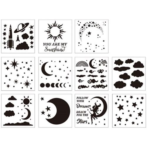 가제트 스텐실 도안 GS1000 하늘 11장