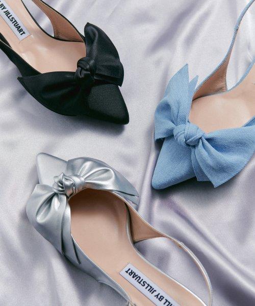 [노아] 리본 포인트 토 슬링백 - 3colors