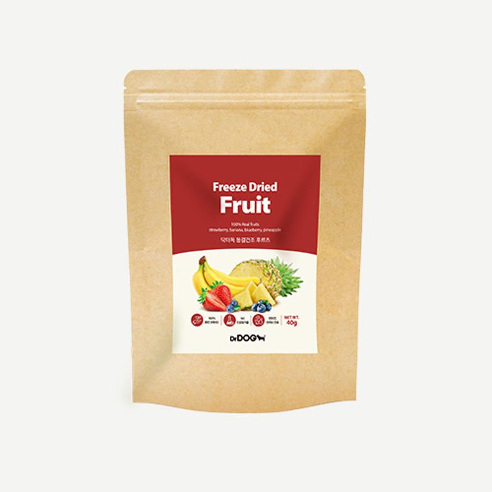 닥터독 비건 리얼 동결건조 후르츠 40g 