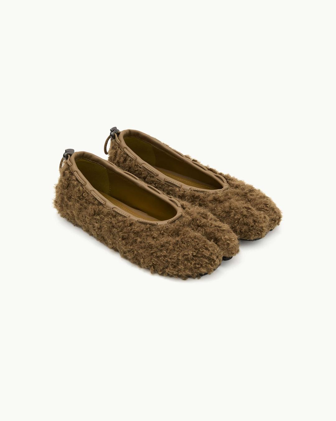 Teddy String Flat / Brown