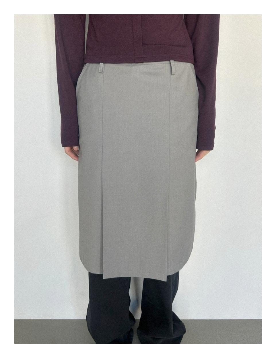 SILLY SILVER MIDI SKIRT