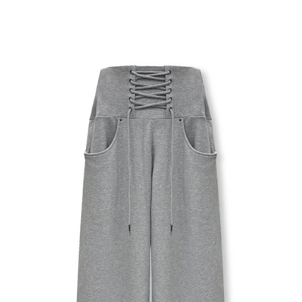 F/NO.14 WIDE LACE-UP SWEAT PANTS