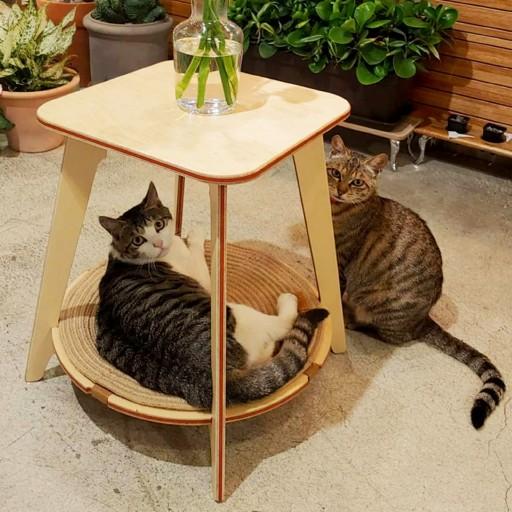 라파 해먹 테이블 사각