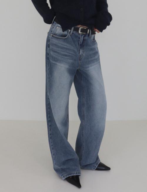 올슨 fade blue jeans