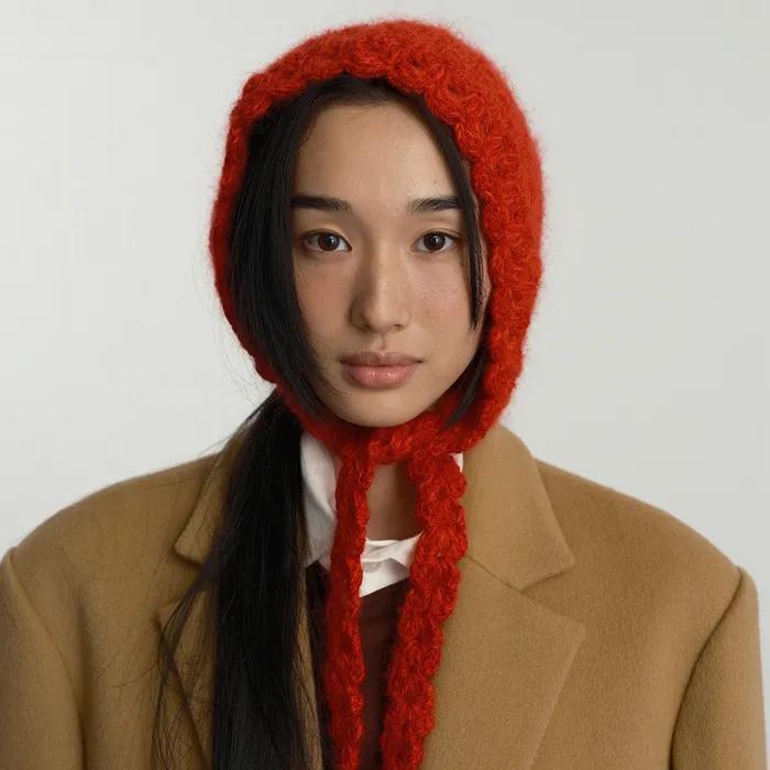 HANDMADE BONNET _RED