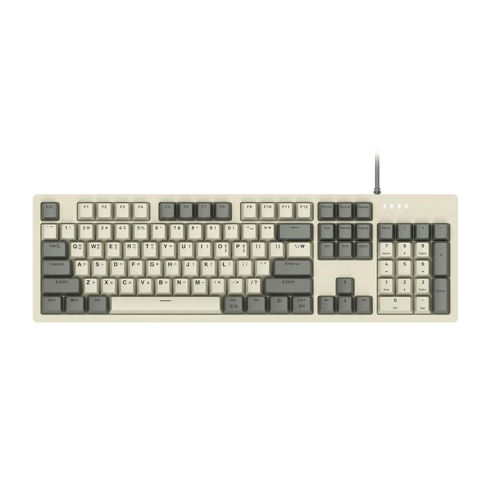 [ N도착보장 ] 앱코 K517 레트로 기계식 키보드 적축