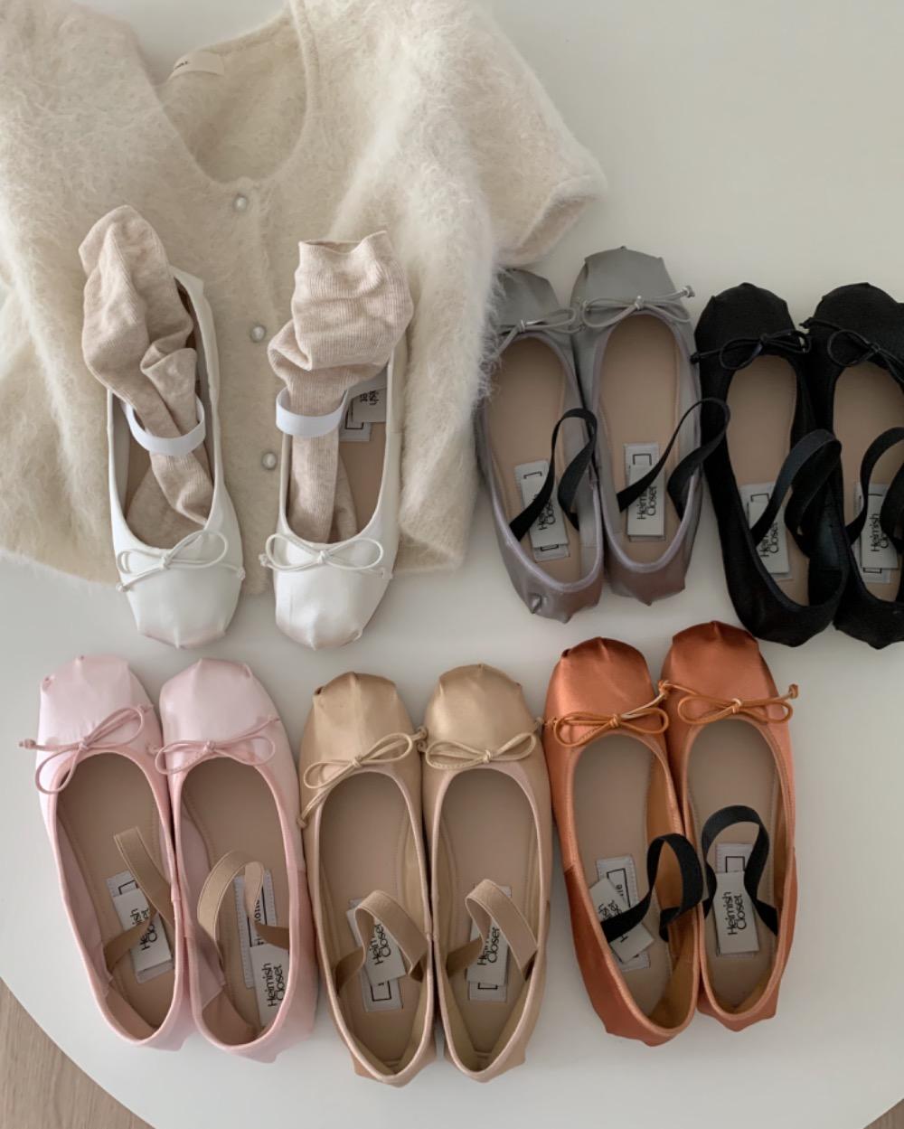 (1주소요) 뮤뮤 밴딩플랫슈즈(7color)