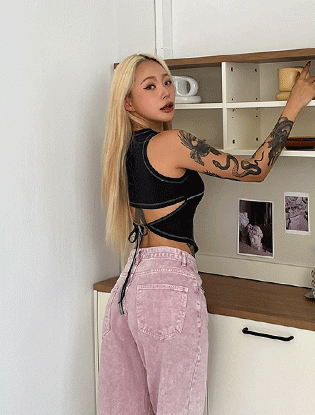 크롭 스티치백트임나시