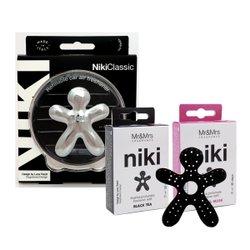 [미스터앤미세스] 차량용방향제 니키 블랙팩 (본품1개+리필2개)