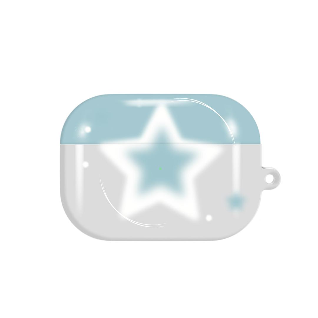 [airpods case] softstar airpods hardcase_fog blue