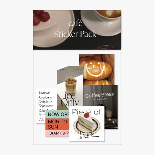 cafe sticker pack