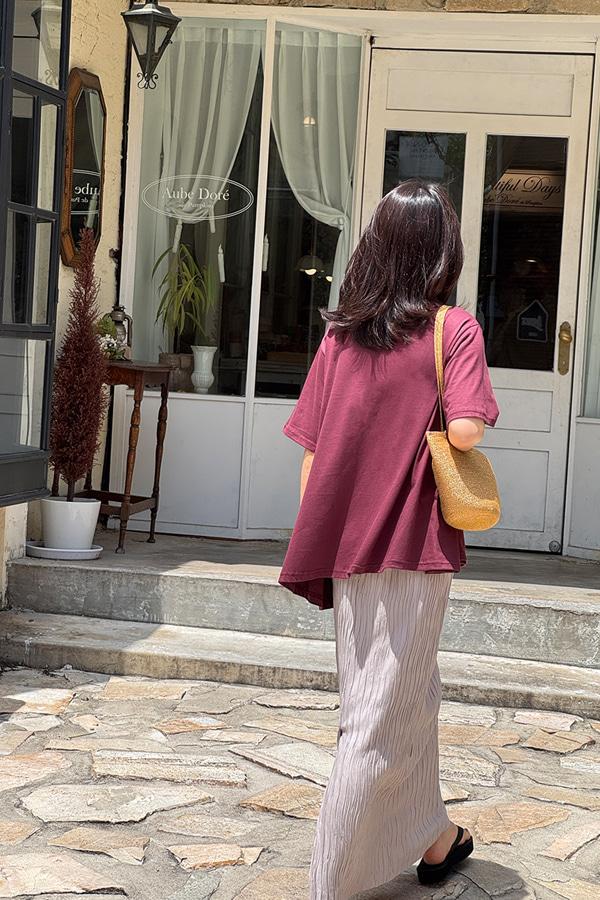 시엘로 플리츠 스커트