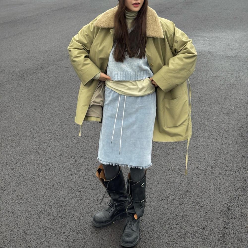 (그레이블랙당일) 모어댄예스터데이 벨스 스커트 (3COLOR)