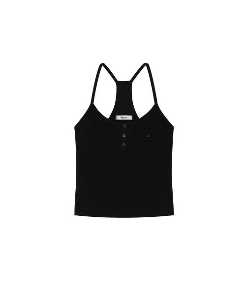 Zenu Pocket Hotfix Top Black