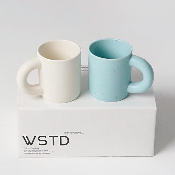 [테라조] D 머그 350ml 세트 2P