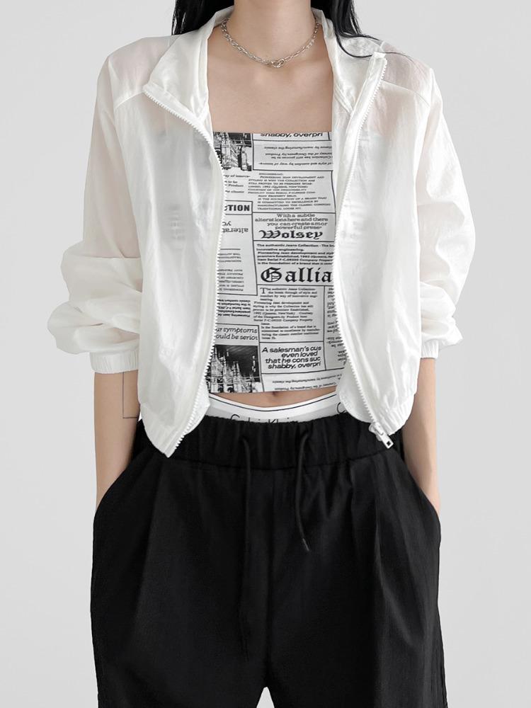 셔니 시스루 점퍼 (2color)