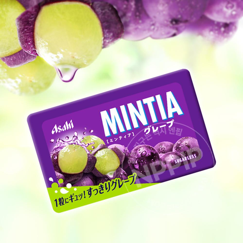 일본 아사히 민티아 MINTIA 민티아 포도맛