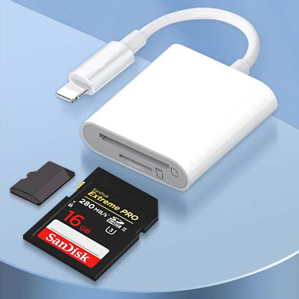 아이폰 SD카드리더기 아이패드 8핀호환 USB C타입 OTG 멀티 사진 블랙박스 리더기