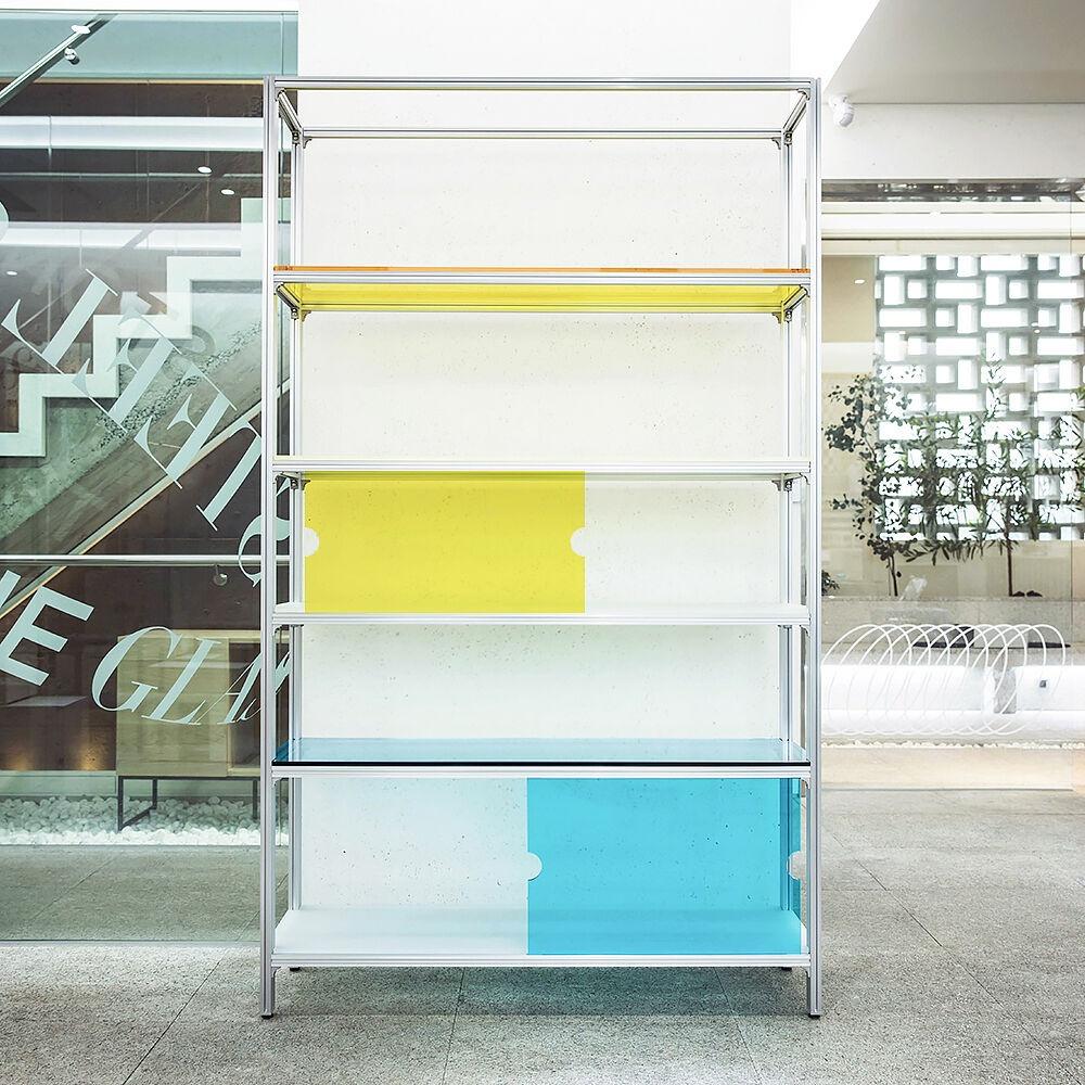 [TOWED] 토우드 모듈 가구 슬라이딩도어 선반장 PF-S09-L