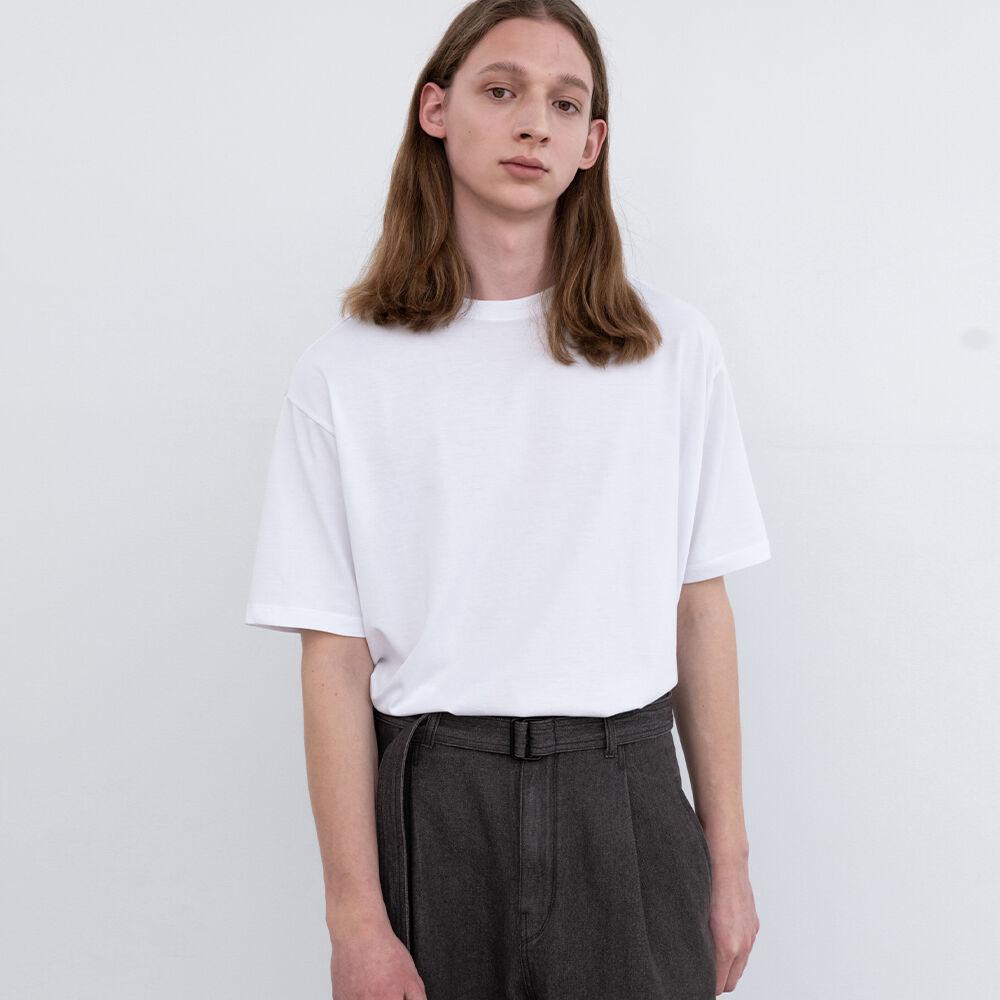 (예약 발송) 수피마 코튼 프리미엄 티셔츠 WHITE