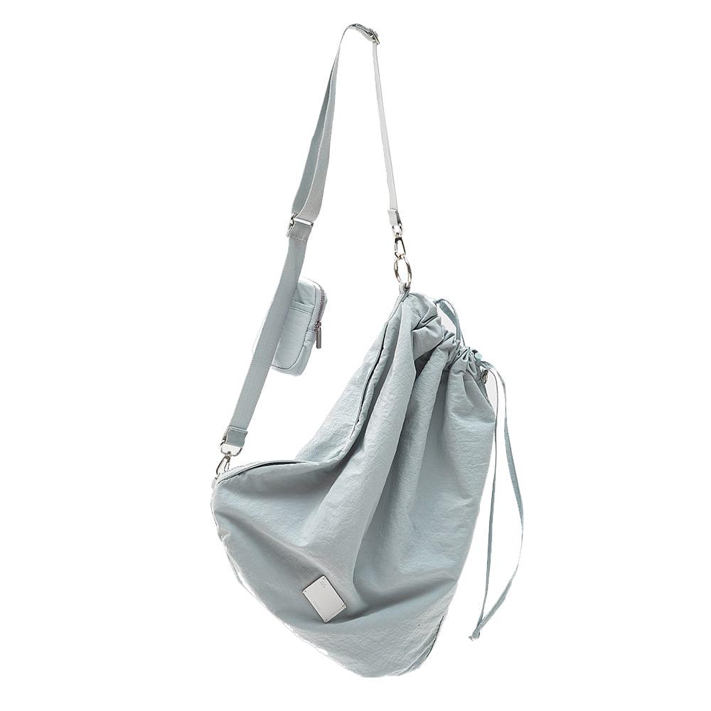 FABRIC SLING BAG - FOG BLUE
