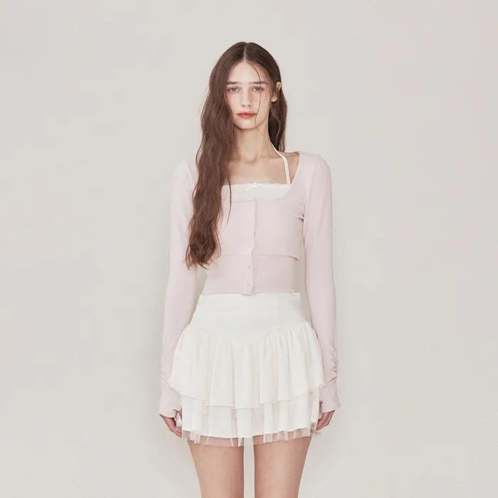 Luna cardigan set (Pink)