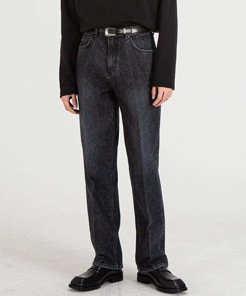 51006 HISHITOMO COLLECTION BLACK JEANS [RELAX STRAIGHT]